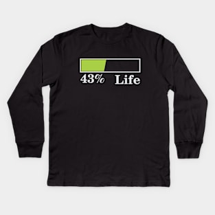 43% Life Kids Long Sleeve T-Shirt